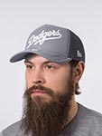 Бейсболка NEW ERA арт. 60691183 Los Angeles Dodgers MLB (серый)